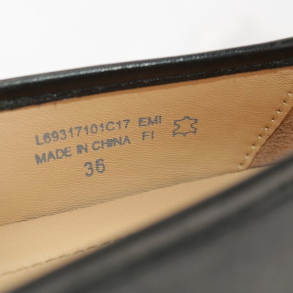 Florsheim Womens Emi Ballet Flat Size 36 6 Black Leather Slip On Work Shoe Comfy - Picture 10 of 10